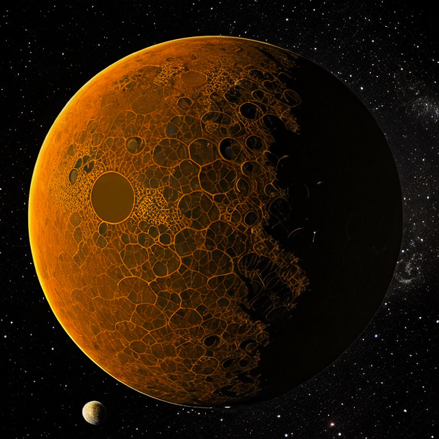 The artist's impression of K2-316 b artist's rendition