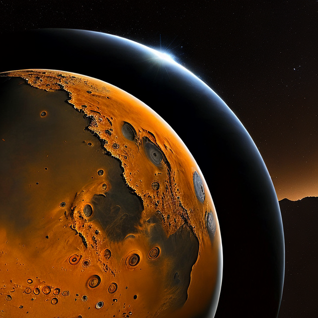 The artist's impression of K2-322 b artist's rendition