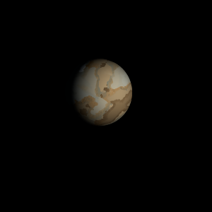 The artist's impression of K2-352 b artist's rendition