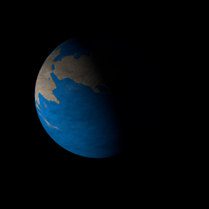 The artist's impression of K2-352 d artist's rendition