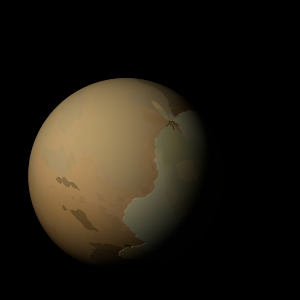 The artist's impression of K2-361 c artist's rendition