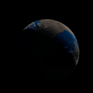 The artist's impression of K2-376 Ab artist's rendition