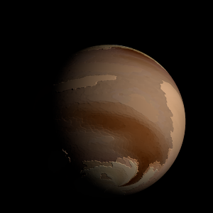 The artist's impression of K2-379 b artist's rendition