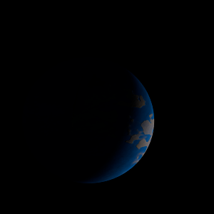 The artist's impression of K2-37 b artist's rendition