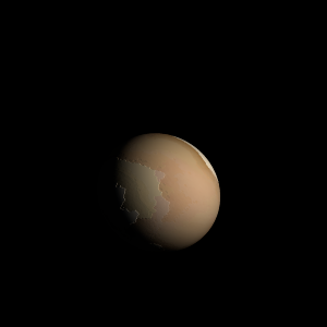 The artist's impression of K2-396 b artist's rendition