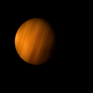 The artist's impression of K2-397 b artist's rendition