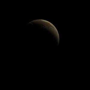 The artist's impression of K2-402 b artist's rendition