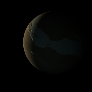 The artist's impression of K2-407 c artist's rendition