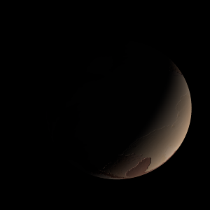 The artist's impression of K2-408 b artist's rendition