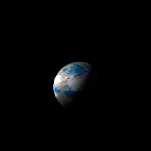 The artist's impression of K2-413 b artist's rendition