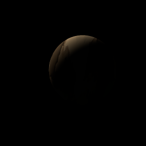 The artist's impression of K2-414 b artist's rendition