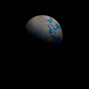 The artist's impression of K2-414 c artist's rendition