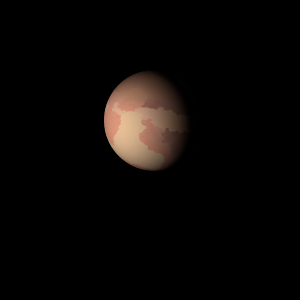 The artist's impression of K2-42 b artist's rendition