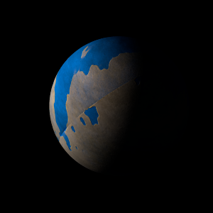 The artist's impression of K2-58 d artist's rendition