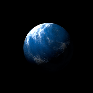 The artist's impression of K2-72 b artist's rendition
