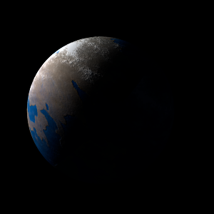 The artist's impression of K2-73 b artist's rendition