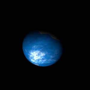 The artist's impression of K2-80 c artist's rendition
