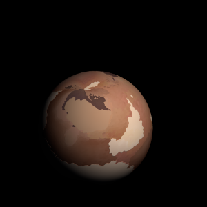 The artist's impression of K2-83 b artist's rendition