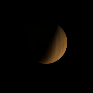 The artist's impression of KELT-11 Ab artist's rendition