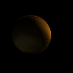 The artist's impression of KELT-25 b artist's rendition