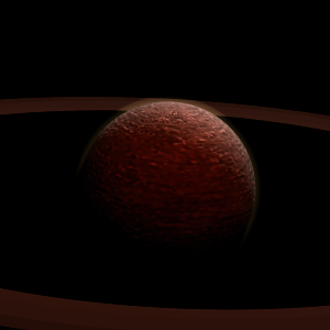 The artist's impression of KELT-7 b artist's rendition