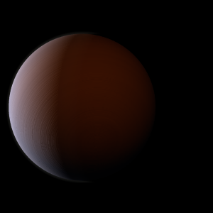 The artist's impression of KELT-9 b artist's rendition