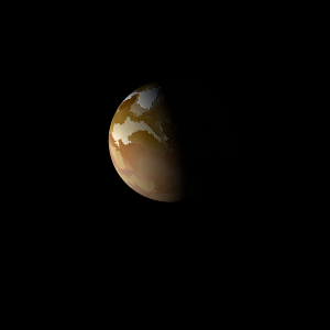 The artist's impression of Kepler-1003 b artist's rendition