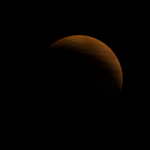 The artist's impression of Kepler-100 b artist's rendition