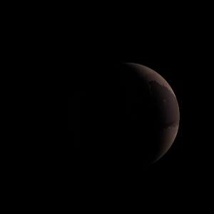 The artist's impression of Kepler-1030 b artist's rendition