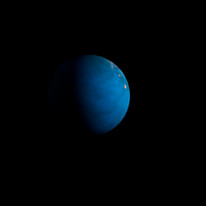 The artist's impression of Kepler-1038 b artist's rendition