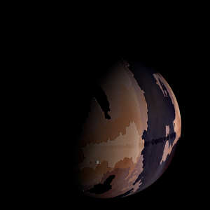The artist's impression of Kepler-1046 b artist's rendition