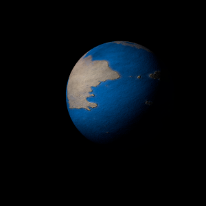 The artist's impression of Kepler-104 Ac artist's rendition