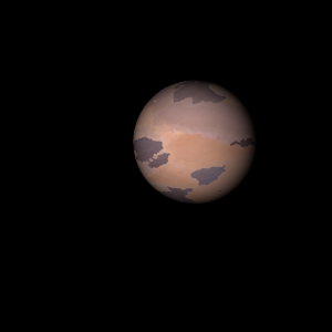 The artist's impression of Kepler-1060 b artist's rendition