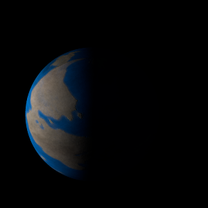 The artist's impression of Kepler-1064 Ab artist's rendition