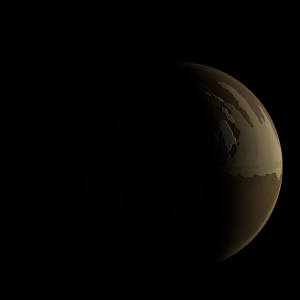 The artist's impression of Kepler-1067 c artist's rendition