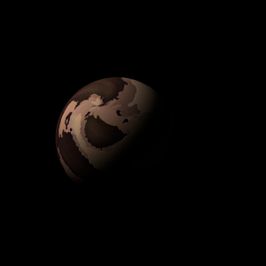 The artist's impression of Kepler-1071 Ab artist's rendition