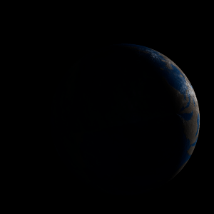 The artist's impression of Kepler-1073 c artist's rendition