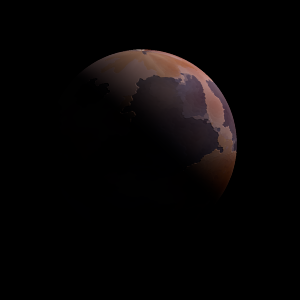 The artist's impression of Kepler-1078 b artist's rendition