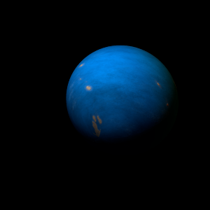 The artist's impression of Kepler-107 d artist's rendition
