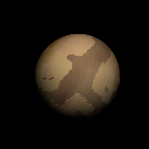 The artist's impression of Kepler-1085 c artist's rendition