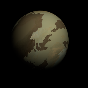 The artist's impression of Kepler-1090 Ac artist's rendition