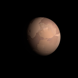 The artist's impression of Kepler-10 b artist's rendition