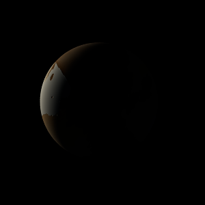 The artist's impression of Kepler-110 c artist's rendition