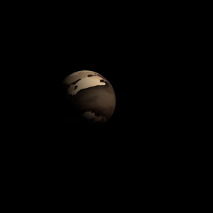 The artist's impression of Kepler-1114 b artist's rendition