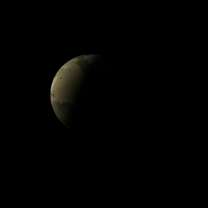 The artist's impression of Kepler-1116 b artist's rendition