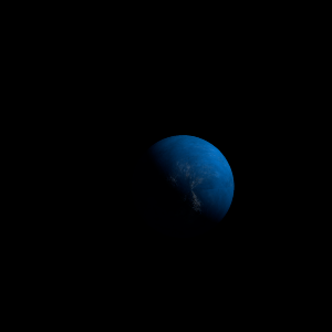 The artist's impression of Kepler-1121 b artist's rendition