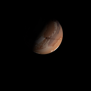 The artist's impression of Kepler-1127 b artist's rendition
