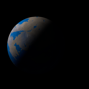 The artist's impression of Kepler-112 b artist's rendition