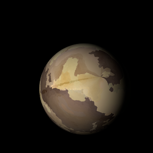 The artist's impression of Kepler-1131 b artist's rendition
