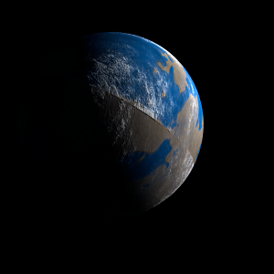 The artist's impression of Kepler-1134 b artist's rendition
